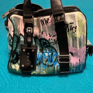 👉L.A.M.B. by Gwen Steffani Graffiti Handbag👈